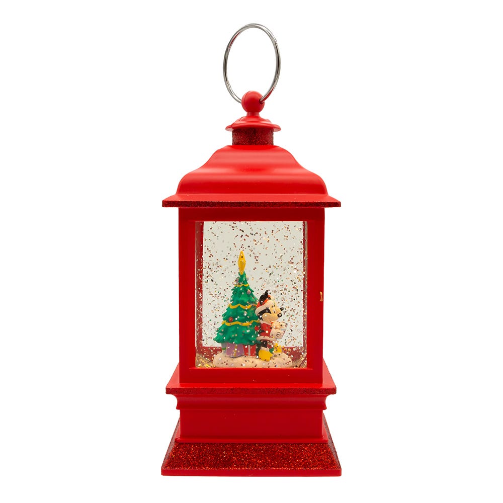Kurt Adler 9-Inch Battery-Operated Disney© Mickey and Minnie Spinning Musical Light-Up Lantern